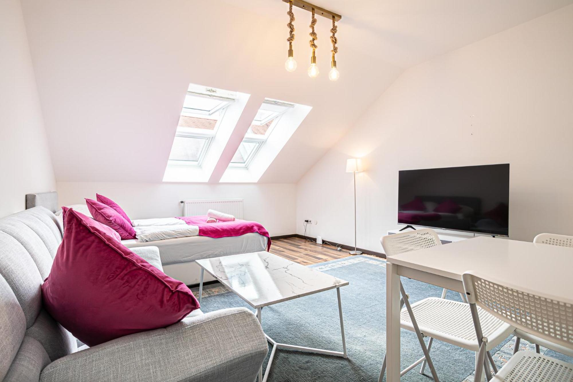 Airy Attic Apt.: Stylish Studio At Penzing Area Wien Ngoại thất bức ảnh