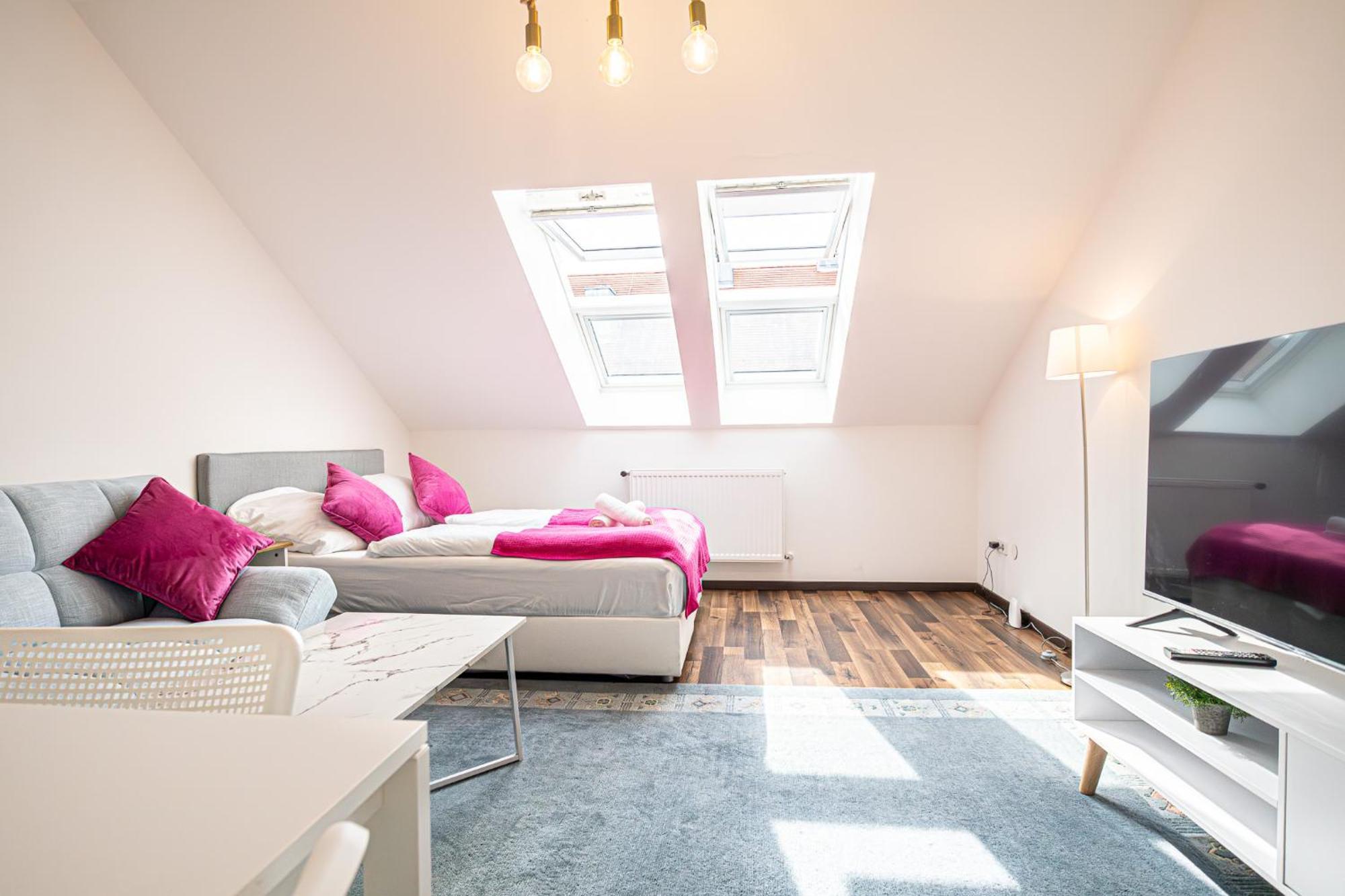 Airy Attic Apt.: Stylish Studio At Penzing Area Wien Ngoại thất bức ảnh